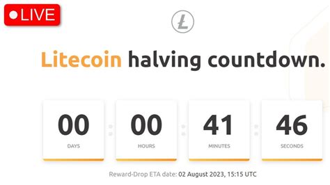 litecoin halving countdown